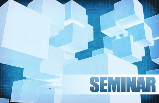 Seminar on Futuristic Abstract for Presentation Slide