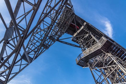 Closeup of the old mine shaft in Katowice, Silesia region, Poland.