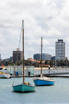 Traditional fishing boats known as Couta Boats. Only seen in Victoria, Australia, they were used to catch Barracouta between 1870 and 1930, and were built for speed and capacity.