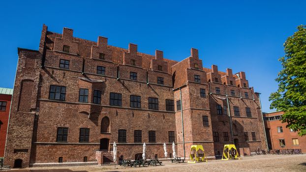 Malmo Castle ( Malmöhus), old fortress founded in 1434 by King Eric of Pomerania, demolished and rebuilt in early 16th century, main landmark of the city.