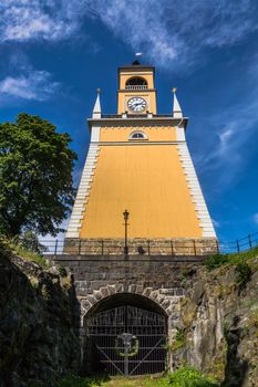 Admiralty Belfry in Karlskrona, Sweden. Design resembles Alexandria's lighthouse.