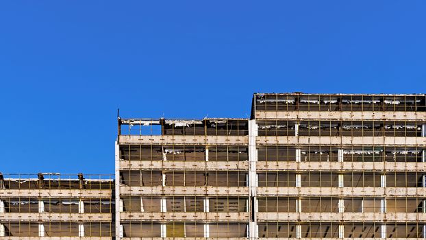 Building under demolition