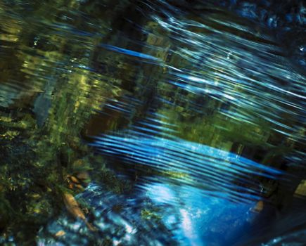 abstract background or texture line on the water surface