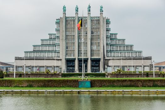 Brussels Exhibition Centre, taken on May 2, 2013. Complex has 12 exhibition halls including 5 which date back to the 1935 World Expo, with a surface area of 3,000 to 13,000 m².