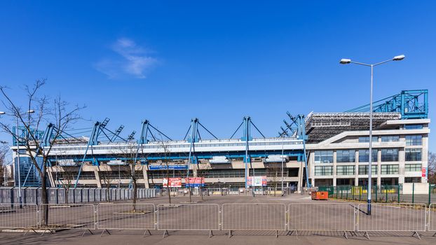 Henryk Reyman Municipal Stadium in Cracow, used by Wisla football club, one of the leading Polish teams, multiple Champion of Poland.