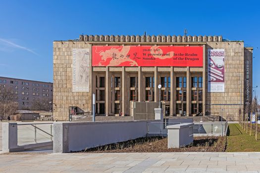 Main Building of the National Museum in Krakow with three permanent exhibitions: Arms and Uniforms in Poland, Gallery of Decorative Art and Polish Art of 20th century