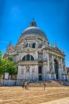 Basilica Santa Maria della Salute, Venice, Italy, HDR