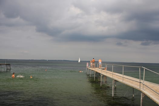 At the beach in Denmark (vaedbaek)