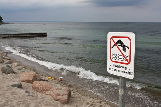 At the beach in Denmark (vaedbaek)