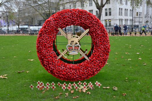 Remenbrance day giant Army wreath