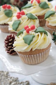 Christmas cup cakes