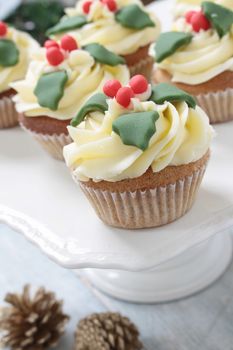 Christmas cup cakes