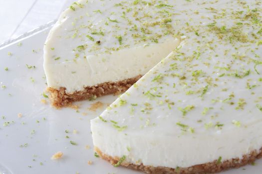 lime cheese cake