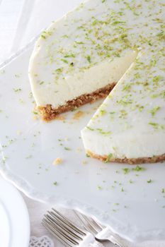 lime cheese cake key lime pie