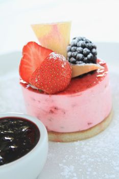 mini cheese cake dessert