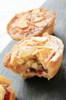 traditional bakewell tart pudding