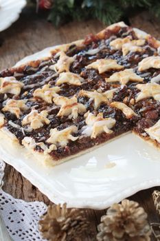 mincemeat Christmas slice