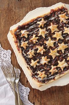 mincemeat Christmas slice