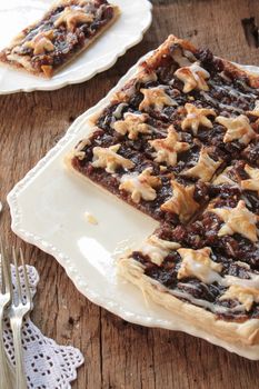 mincemeat Christmas slice