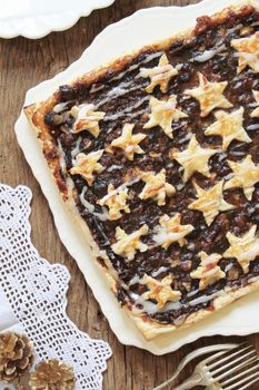 mincemeat Christmas slice