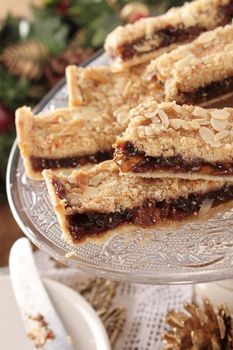 mincemeat Christmas slice