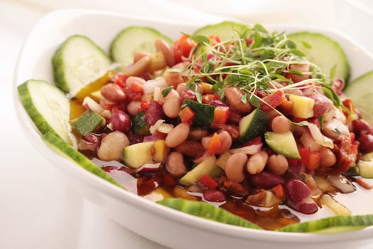 mixed bean salad