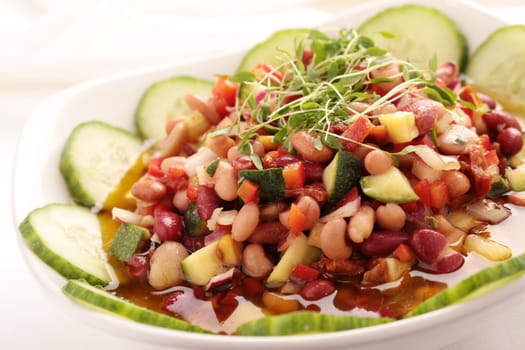 mixed bean salad