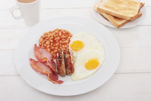 traditional full English breakfast