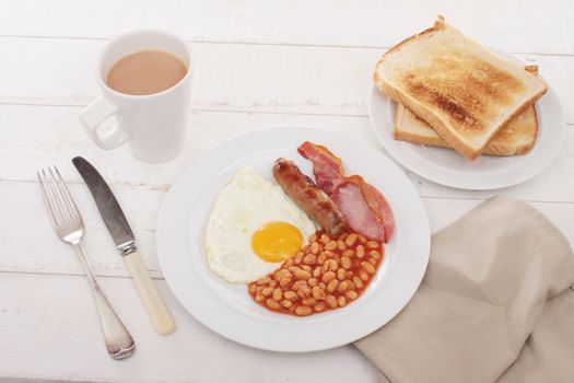 traditional full English breakfast