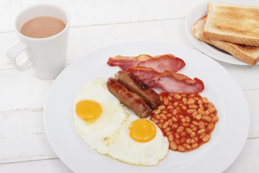 traditional full English breakfast