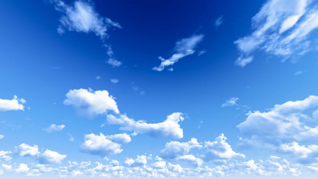 Cloudy blue sky abstract background, blue sky background with tiny clouds, 3d illustration