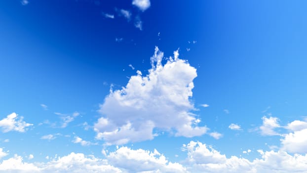 Cloudy blue sky abstract background, blue sky background with tiny clouds, 3d illustration