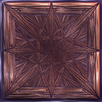 Luxury background tile with embossed pattern on leather