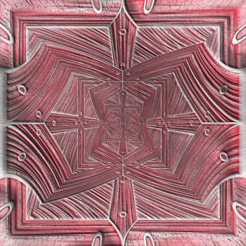 Luxury background tile with embossed pattern on leather