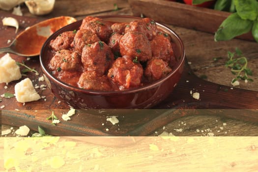 fresh mitalian meatballs meal