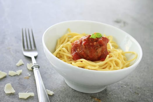 Italian meatballs in tomato sauce