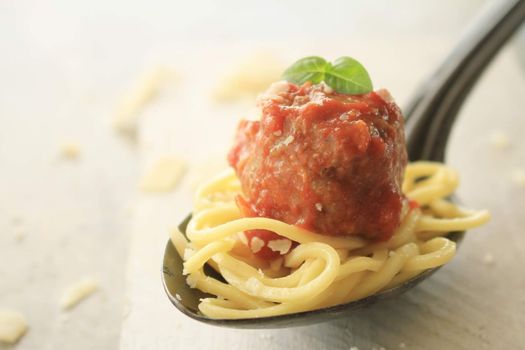 Italian meatballs in tomato sauce