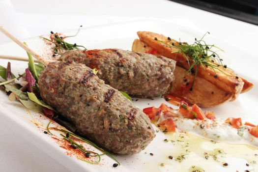 shsish kofta fofte kebabs