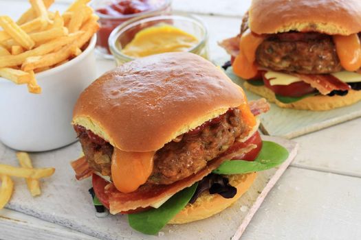 cheese filled birger sliders