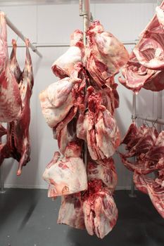 butchering meat