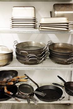 kitchen pots and pans