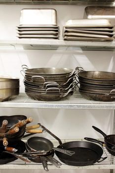 kitchen pots and pans