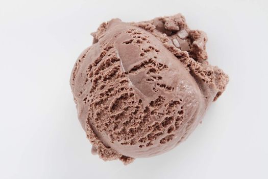 ice cream scoop isolated on white background