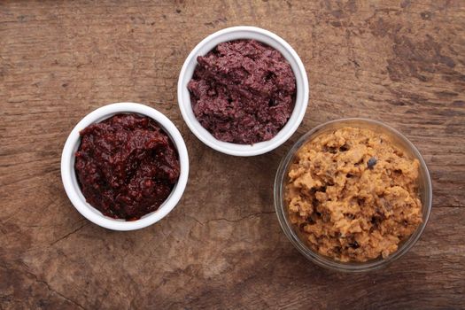 dips and tepenade