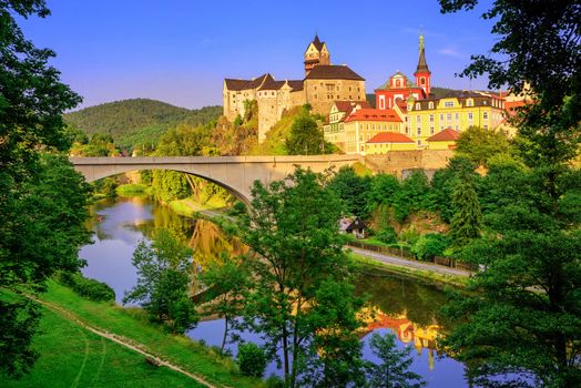 Castle Loket int the near of Karlovy Vary, Czech Republic