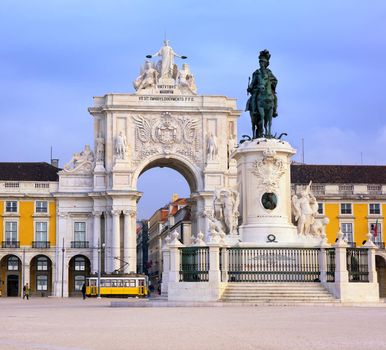 Praca do Comercio square, Lisbon, Portugal