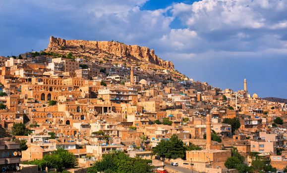 Mardin, a city in south Turkey on a rocky hill near the Tigris River, famous for its Artuqid architecture