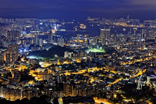 Hong Kong Skyline at Night