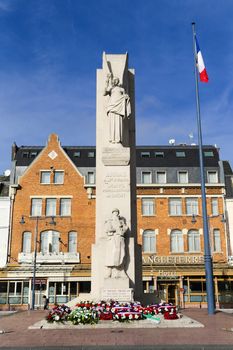 World war monument in the French Arras