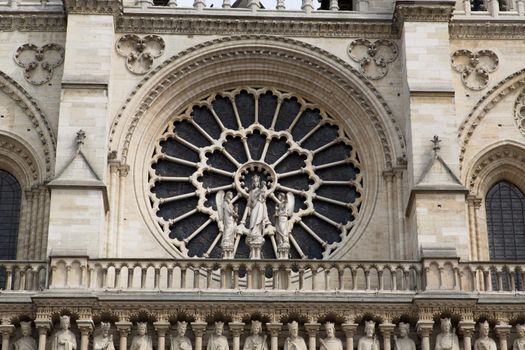 The Notre Dame Cathedral in Paris - France